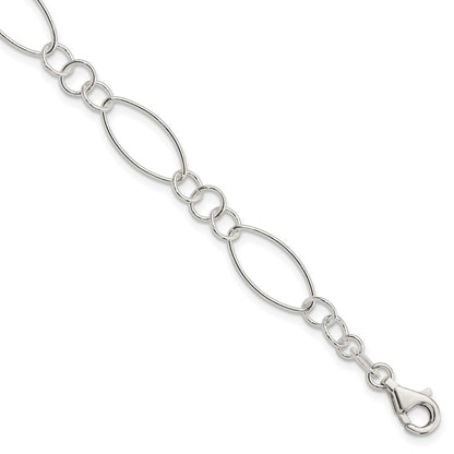 7.5 Inch Sterling Silver Fancy Bracelet