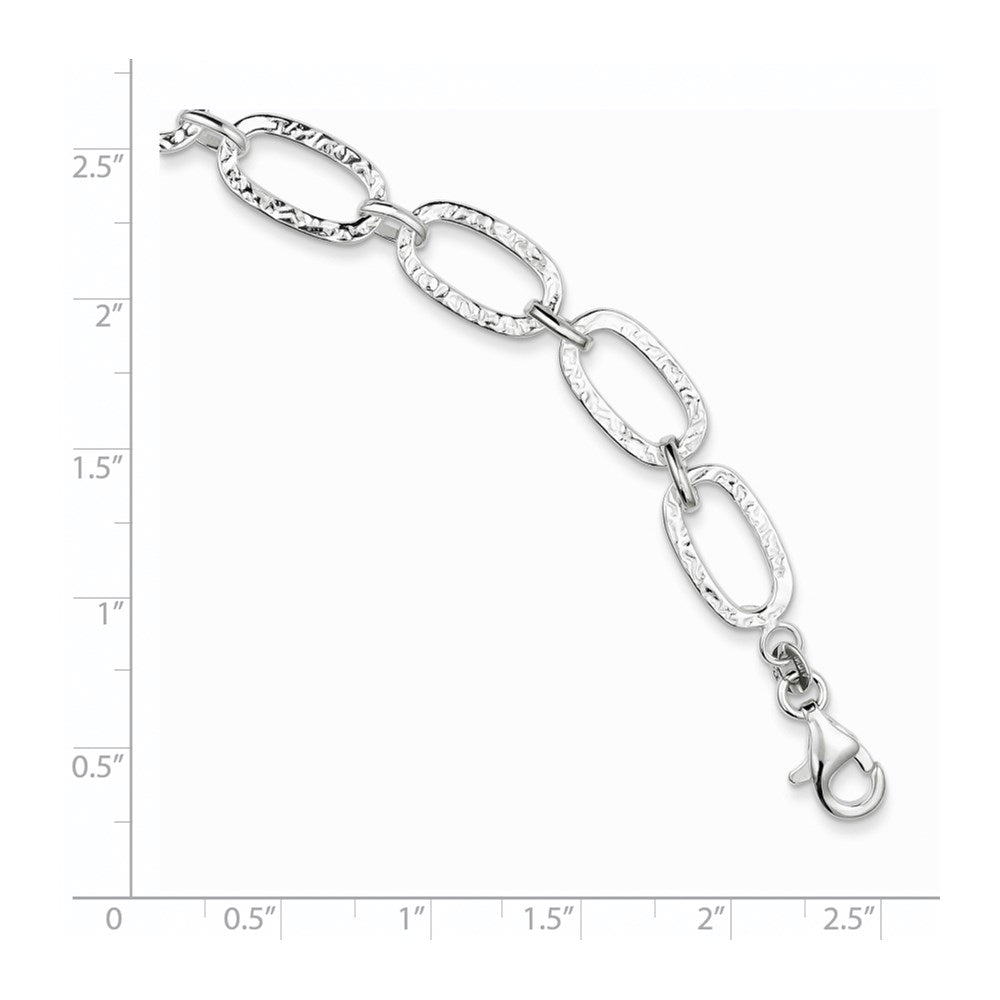 7.5 Inch Sterling Silver Fancy Bracelet