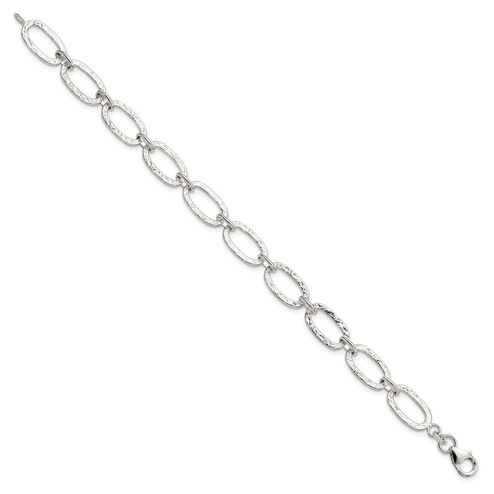 7.5 Inch Sterling Silver Fancy Bracelet