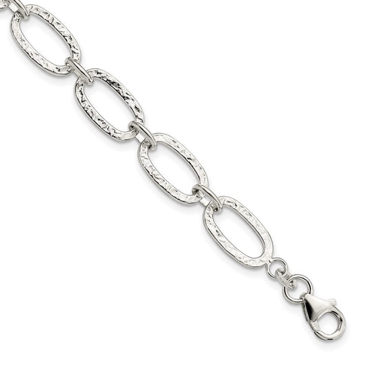7.5 Inch Sterling Silver Fancy Bracelet