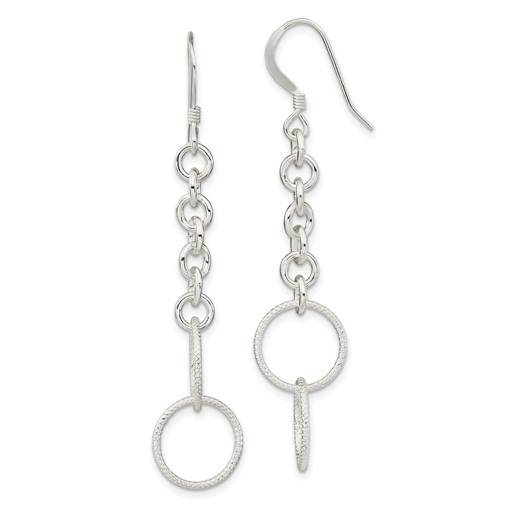 18 Inch Sterling Silver Necklace, Bracelet And Earring Set