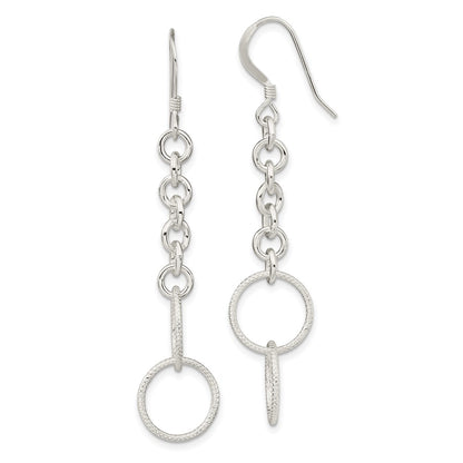 18 Inch Sterling Silver Necklace, Bracelet And Earring Set