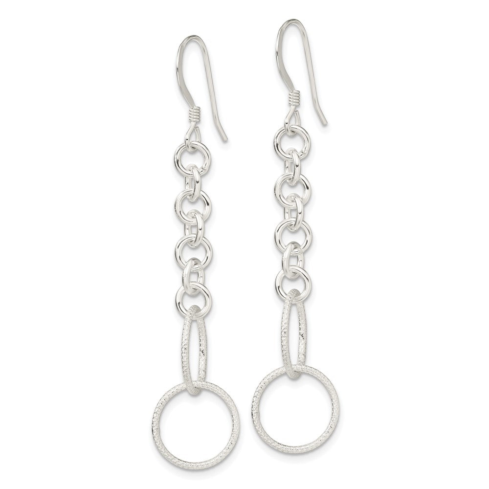 18 Inch Sterling Silver Necklace, Bracelet And Earring Set