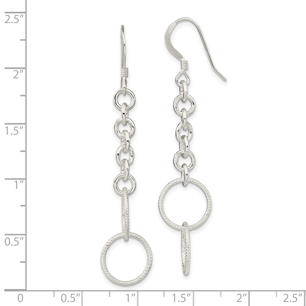 18 Inch Sterling Silver Necklace, Bracelet And Earring Set