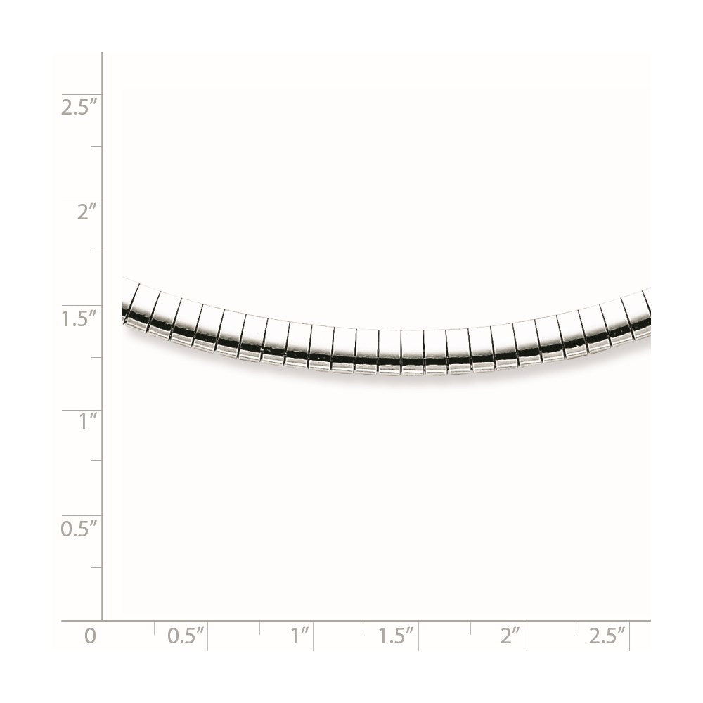 16 Inch Sterling Silver Rhodium-Plated 4mm With A 2 Extention Cubetto Chain Necklace