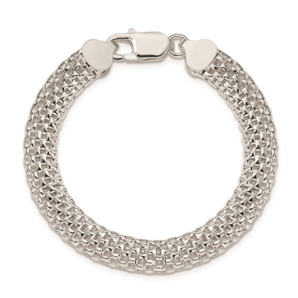 7 Inch Sterling Silver 8mm Mesh Bracelet