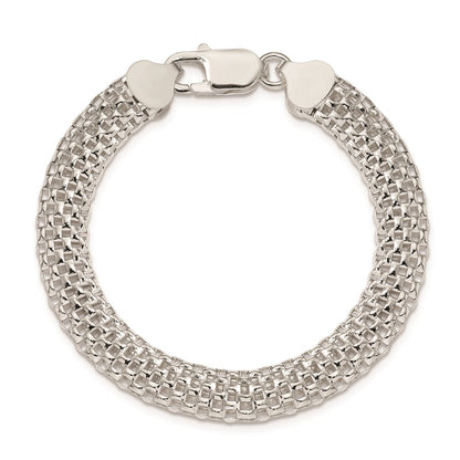 7 Inch Sterling Silver 8mm Mesh Bracelet
