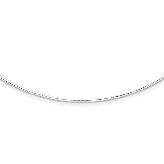 16 Inch Sterling Silver 1.35mm W/ 2In Extender Neckwire Chain Necklace