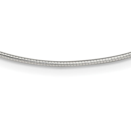 16 Inch Sterling Silver 1.6mm W/ 2In Extender Neckwire Chain Necklace