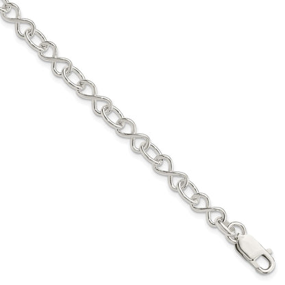 7.5 Inch Sterling Silver Polished Fancy Link Bracelet