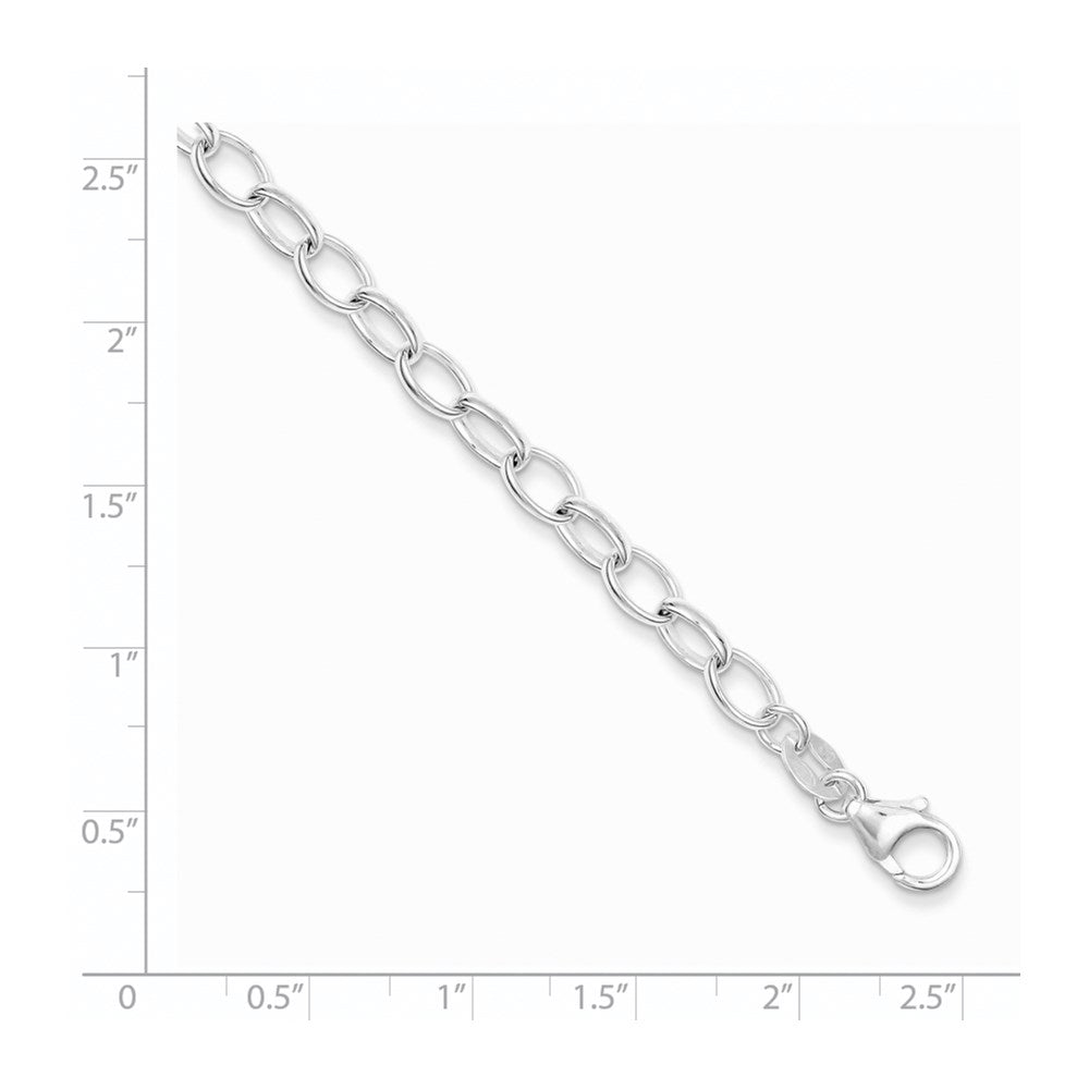 7.5 Inch Sterling Silver Polished Fancy Link Bracelet