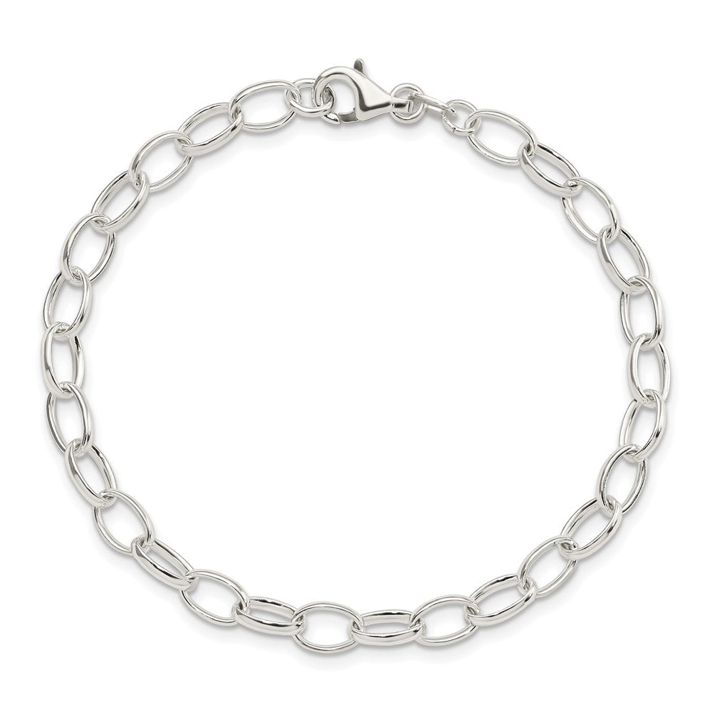 7.5 Inch Sterling Silver Polished Fancy Link Bracelet