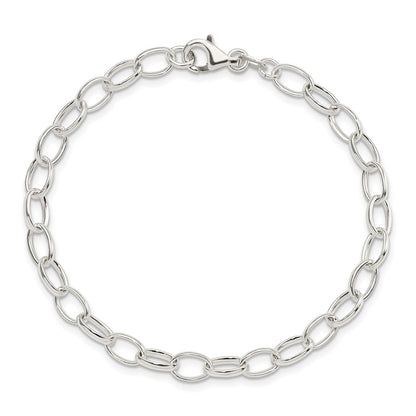 7.5 Inch Sterling Silver Polished Fancy Link Bracelet