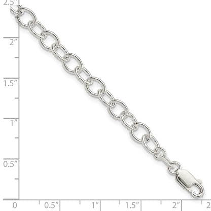 7.5 Inch Sterling Silver Polished Fancy Link Bracelet