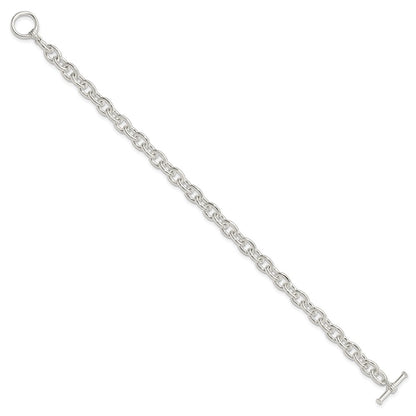 7.5 Inch Sterling Silver Toggle Link Bracelet