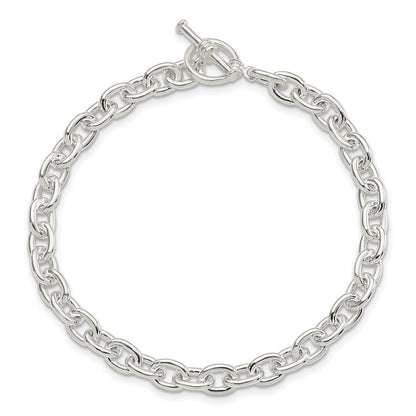 7.5 Inch Sterling Silver Toggle Link Bracelet