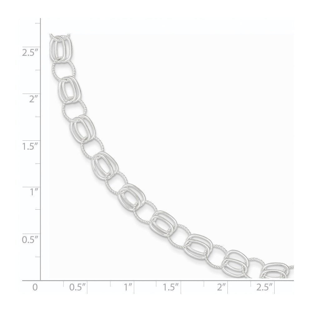 7.25 Inch Sterling Silver Bracelet