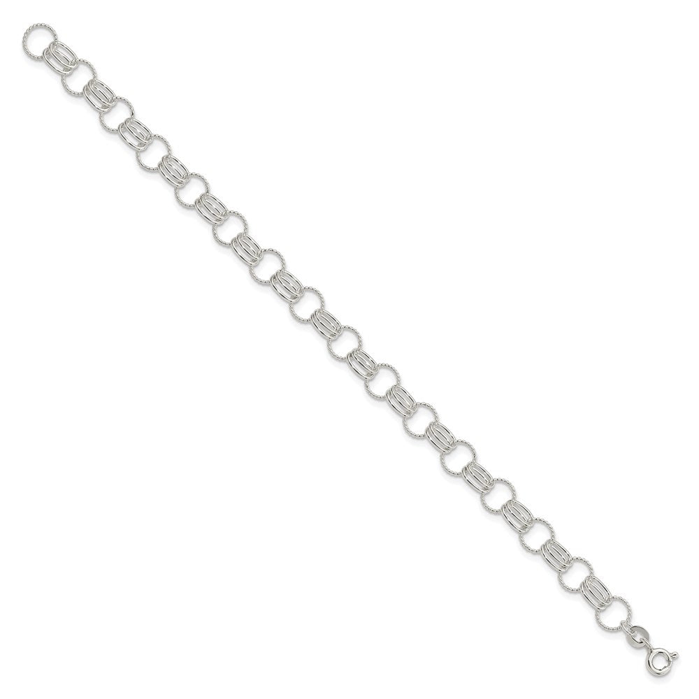 7.25 Inch Sterling Silver Bracelet