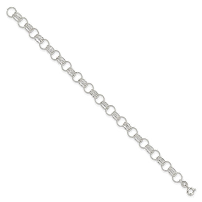7.25 Inch Sterling Silver Bracelet