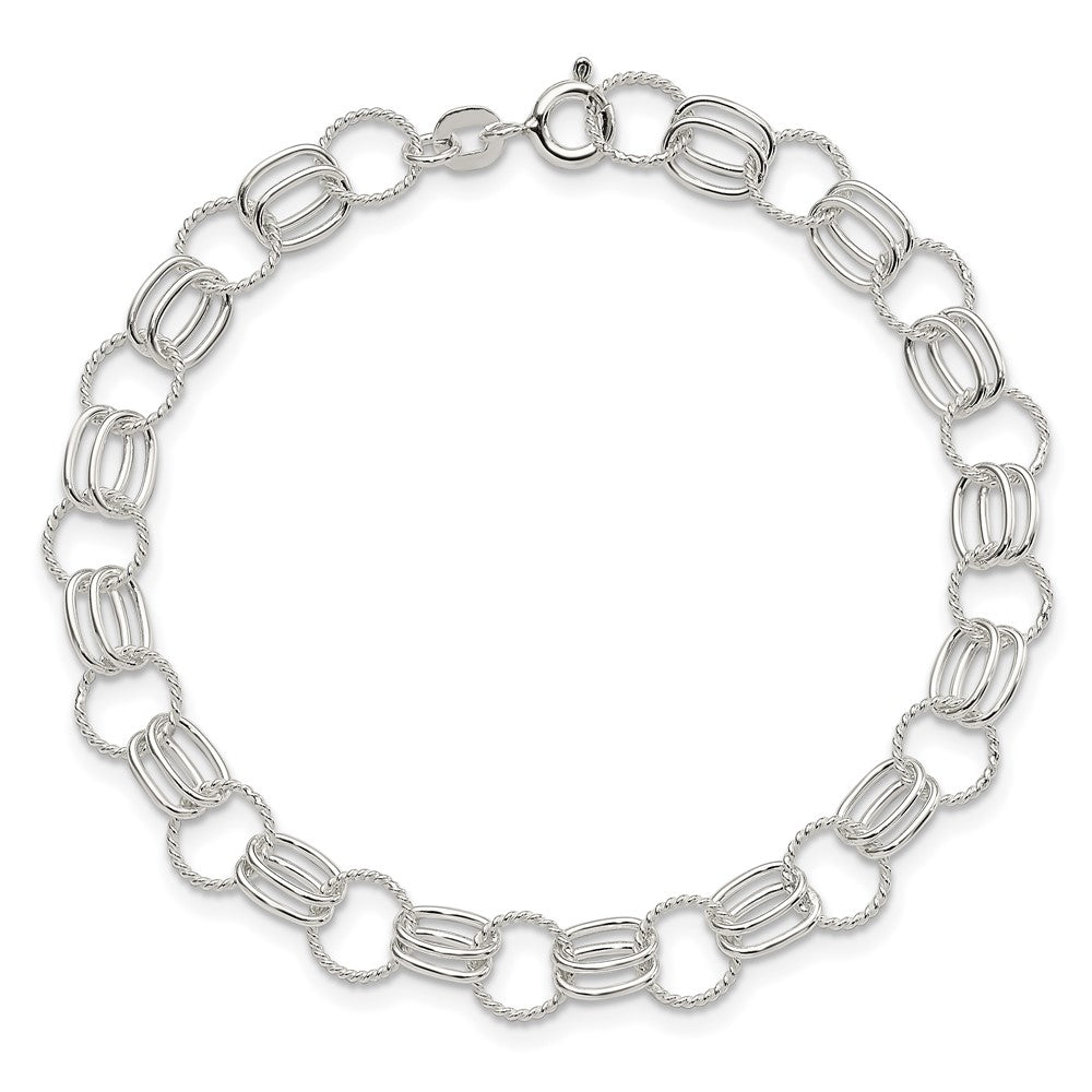 7.25 Inch Sterling Silver Bracelet