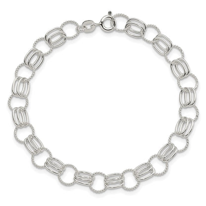 7.25 Inch Sterling Silver Bracelet