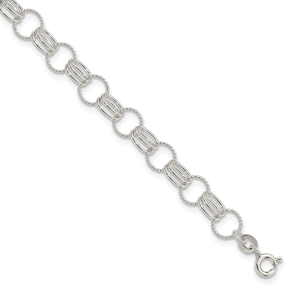 7.25 Inch Sterling Silver Bracelet