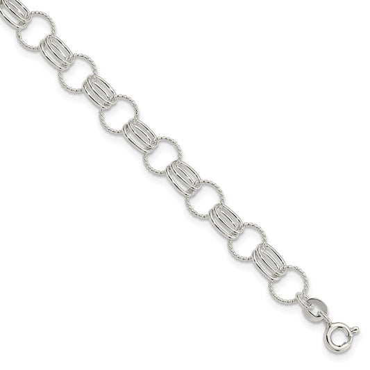 7.25 Inch Sterling Silver Bracelet