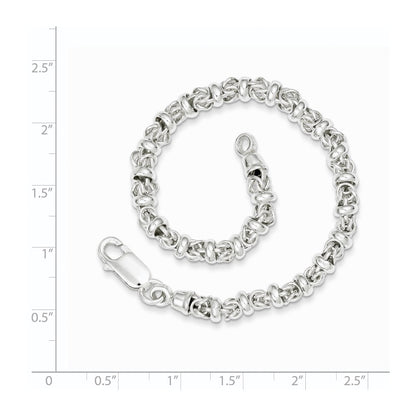 7.5 Inch Sterling Silver Polished Bracelet