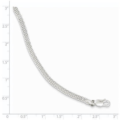 7.5 Inch Sterling Silver Fancy 3.50mm Bracelet