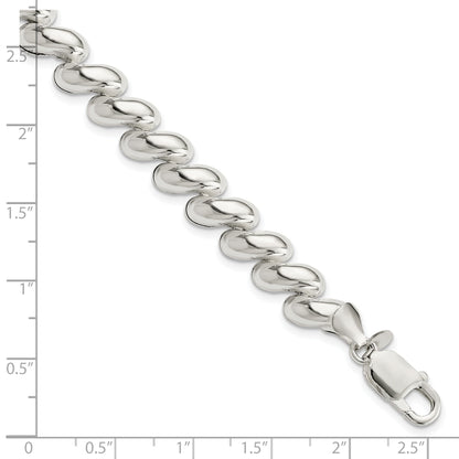 7.5 Inch Sterling Silver Fancy Polished San Marco Bracelet