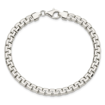 8.5 Inch Sterling Silver Polished Fancy Bracelet
