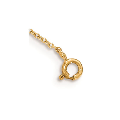 7 Inch Sterling Silver Polished Gold-Plated Tree With Cz Bracelet