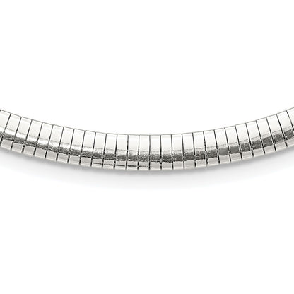 16 Inch Sterling Silver 5.2mm W/2In Ext. Cubetto Chain Necklace