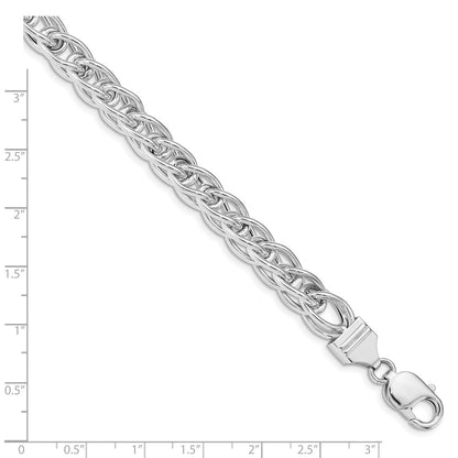 8 Inch Sterling Silver Polished Link Bracelet