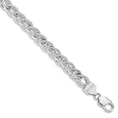8 Inch Sterling Silver Polished Link Bracelet