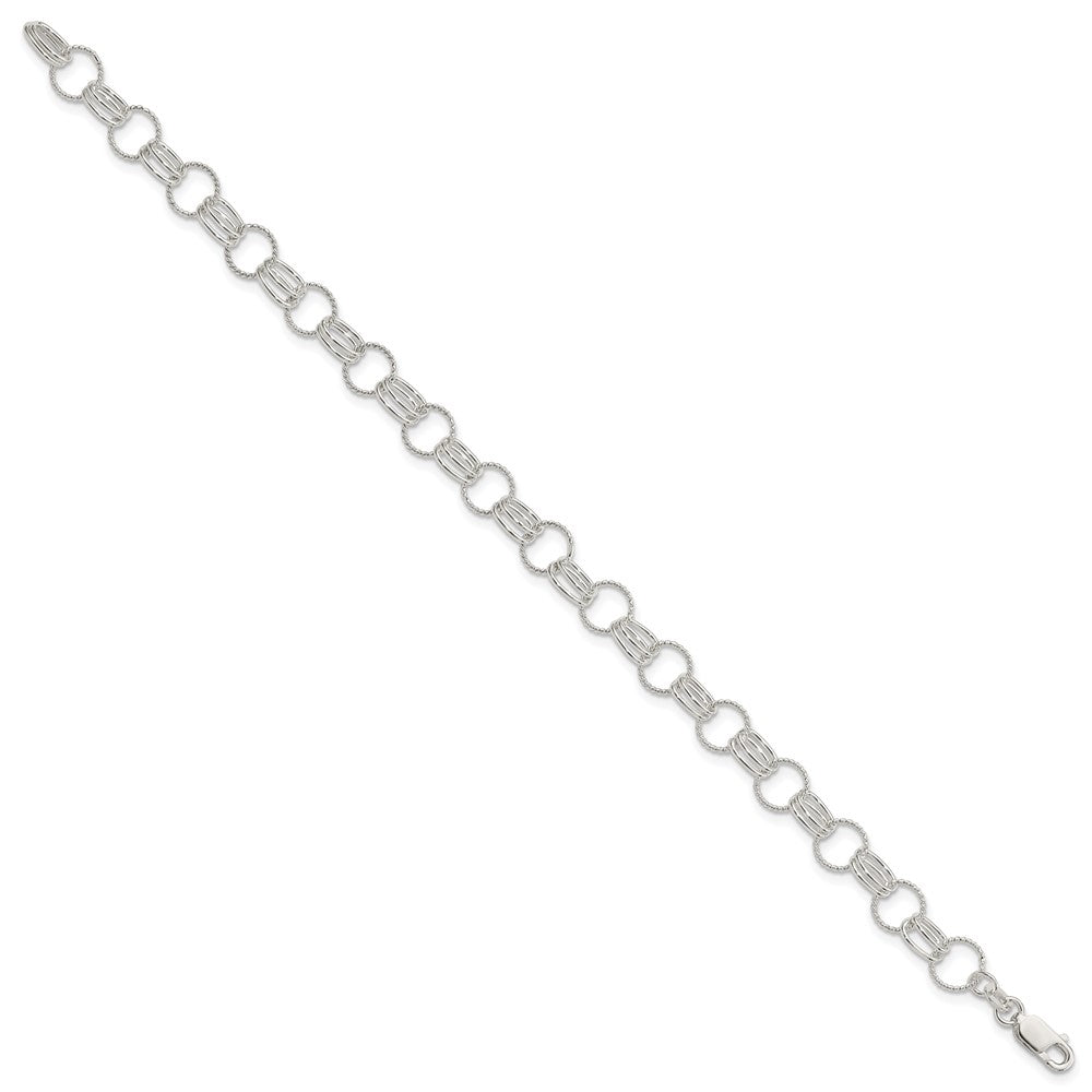 7.5 Inch Sterling Silver Link Bracelet