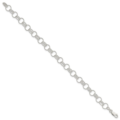 7.5 Inch Sterling Silver Link Bracelet