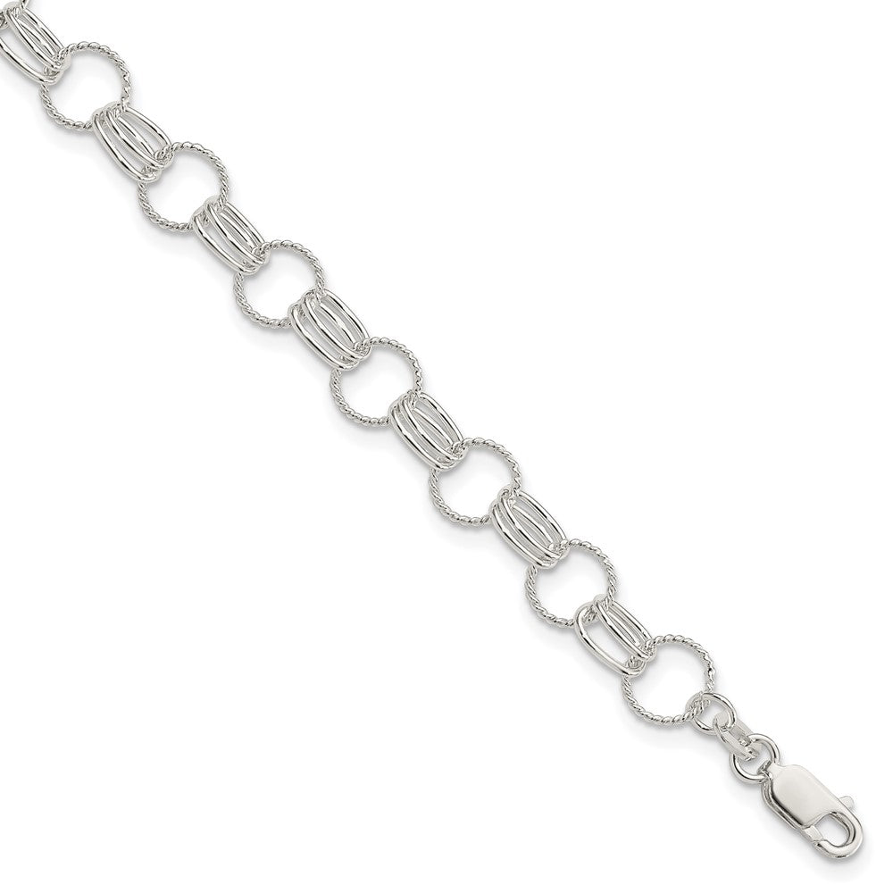 7.5 Inch Sterling Silver Link Bracelet