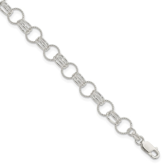 7.5 Inch Sterling Silver Link Bracelet