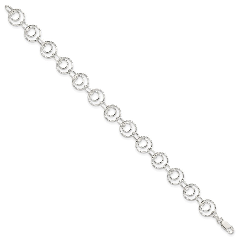 7.5 Inch Sterling Silver Link Bracelet