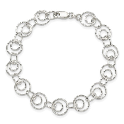7.5 Inch Sterling Silver Link Bracelet