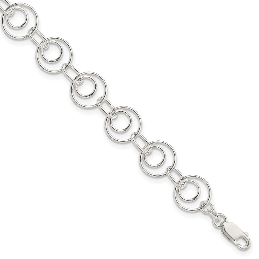 7.5 Inch Sterling Silver Link Bracelet