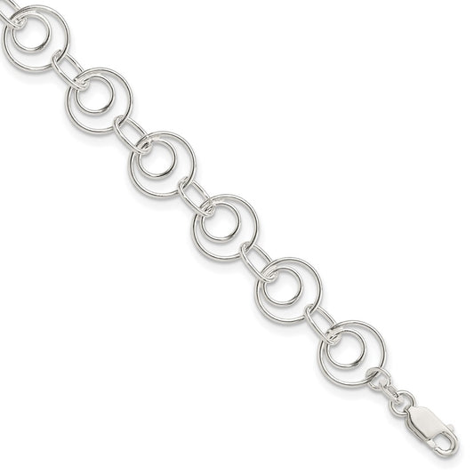 7.5 Inch Sterling Silver Link Bracelet