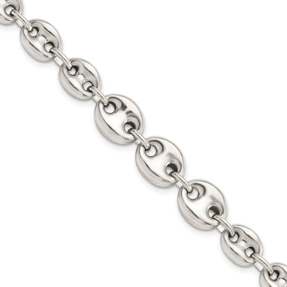 7.5 Inch Sterling Silver Polished Fancy Link 7.5In Bracelet