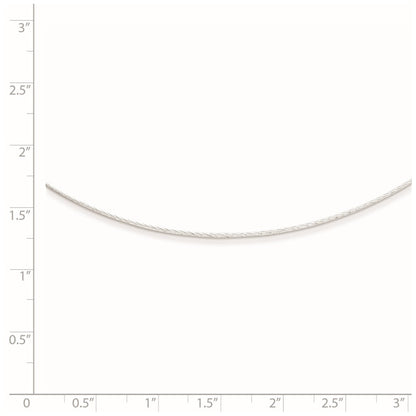 Sterling Silver Fancy 1mm Neckwire