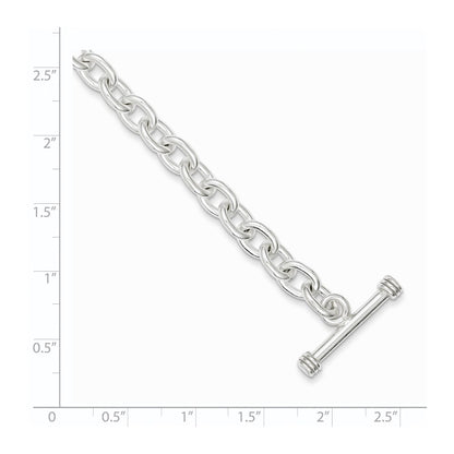 7.75 Inch Sterling Silver 7.75Inch Polished Fancy Link Toggle Bracelet
