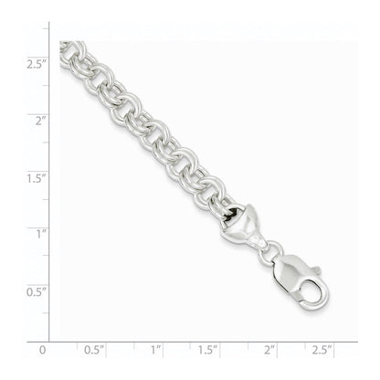 7.5 Inch Sterling Silver 7.5Inch Double Link Bracelet