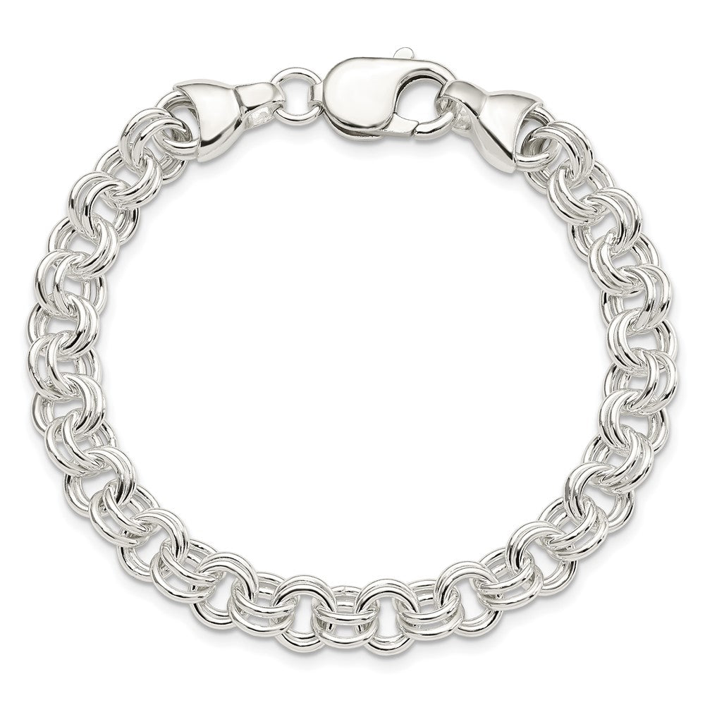 7.5 Inch Sterling Silver 7.5Inch Double Link Bracelet