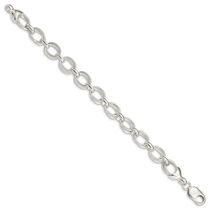 7.5 Inch Sterling Silver 7.5Inch Fancy Link Bracelet