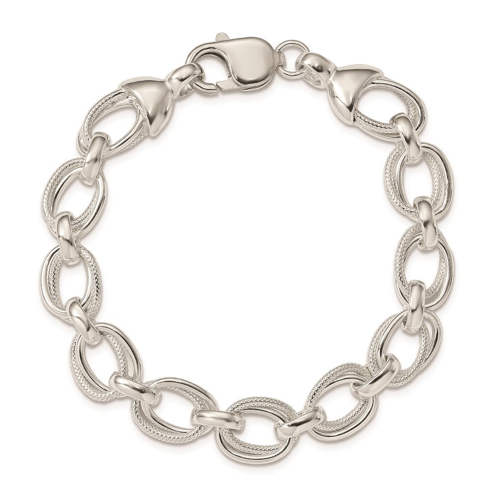 7.5 Inch Sterling Silver 7.5Inch Fancy Link Bracelet